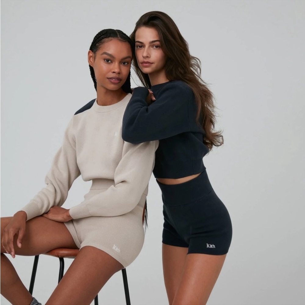 Kith Women's Knit Shorts in Cream